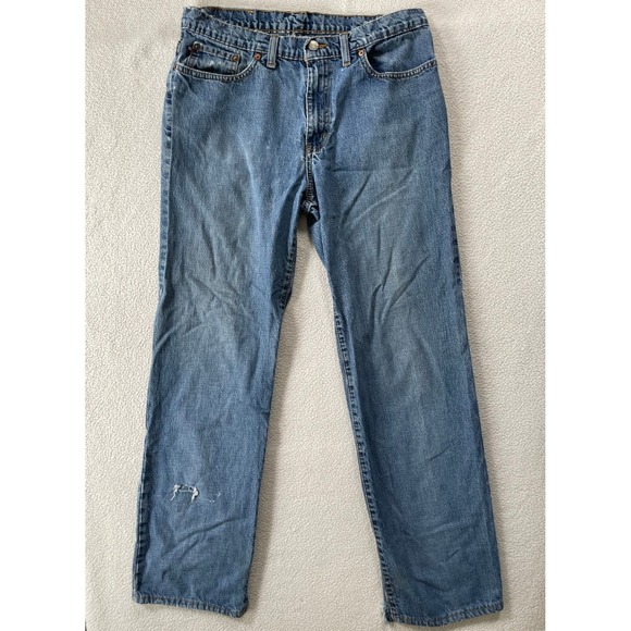 Polo Ralph Lauren Other - Polo Jeans Co. Mens 8 Relaxed Jean Blue Denim Distressed Faded Medium Wash Holes